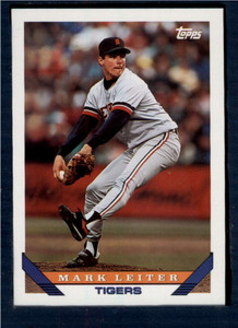 1993 Topps #216 Mark Leiter VG Detroit Tigers 