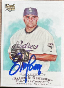 Edwin Moreno Autographed 2009 Topps Allen & Ginter #120