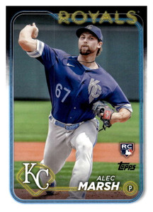 2024 Topps #163 Alec Marsh NM-MT RC Rookie Kansas City Royals 