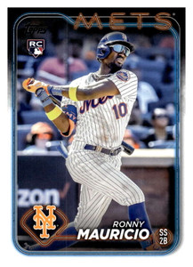 2024 Topps #224 Ronny Mauricio NM-MT RC Rookie New York Mets 