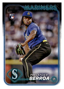 2024 Topps #36 Prelander Berroa NM-MT RC Rookie Seattle Mariners 