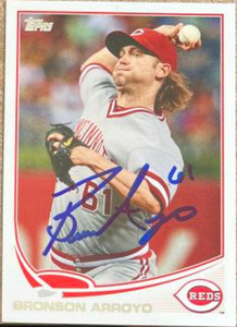 Bronson Arroyo Autographed 2013 Topps #161