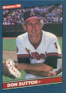 1986 Donruss #611 Don Sutton NM-MT California Angels 