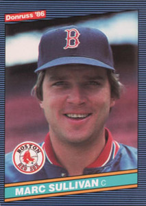 1986 Donruss #614 Marc Sullivan NM-MT RC Rookie Boston Red Sox 