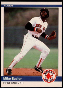 1984 Fleer Update #33 Mike Easler NM Boston Red Sox 