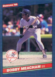 1986 Donruss #638 Bobby Meacham NM-MT New York Yankees 