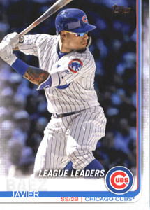 2019 Topps #90 Javier Baez NM-MT Chicago Cubs 