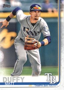 2019 Topps #185 Matt Duffy NM-MT Tampa Bay Rays 