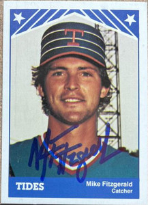 Mike Fitzgerald Autographed 1983 TCMA Tidewater Tides #2