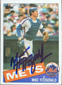 Mike Fitzgerald Autographed 1985 Topps #104