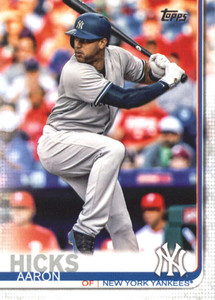 2019 Topps #260 Aaron Hicks NM-MT New York Yankees 