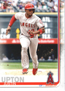 2019 Topps #345 Justin Upton NM-MT Los Angeles Angels 