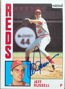 Jeff Russell Autographed 1984 Topps Nestle #270 