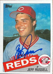 Jeff Russell Autographed 1985 Topps #651