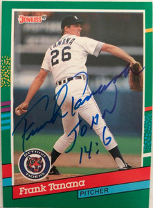 Frank Tanana Autographed 1991 Donruss #508