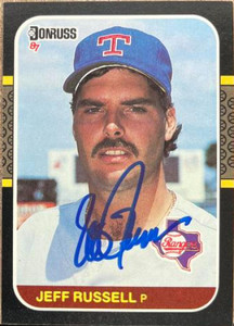 Jeff Russell Autographed 1987 Donruss #550