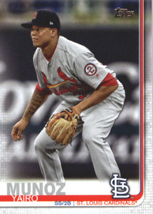 2019 Topps #466 Yairo Munoz NM-MT St. Louis Cardinals 