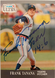 Frank Tanana Autographed 1991 Fleer Ultra #128