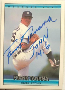Frank Tanana Autographed 1992 Donruss #111