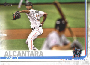 2019 Topps #526 Sandy Alcantara NM-MT Miami Marlins 