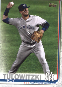 2019 Topps #622 Troy Tulowitzki NM-MT New York Yankees 