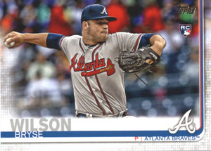2019 Topps #641 Bryse Wilson NM-MT RC Rookie Atlanta Braves 