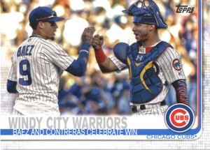 2019 Topps #698 Javier Baez/Wilson Contreras NM-MT Chicago Cubs 