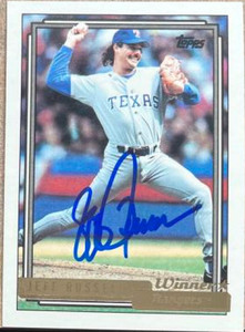 Jeff Russell Autographed 1992 Topps Gold Winner #257