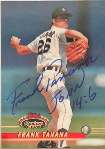 Frank Tanana Autographed 1993 Stadium Club #267