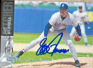 Jeff Russell Autographed 1994 Upper Deck Electric Diamond #213