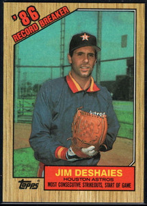 1987 Topps #2 Jim Deshaies RB NM-MT Houston Astros 