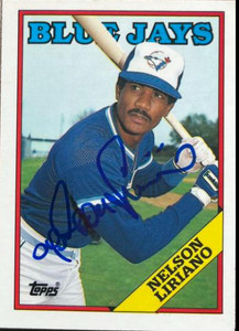 Nelson Liriano Autographed 1988 Topps Tiffany #205