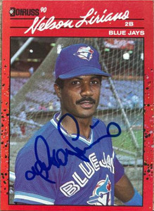 Nelson Liriano Autographed 1990 Donruss #267