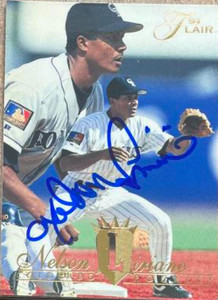 Nelson Liriano Autographed 1994 Flair #375