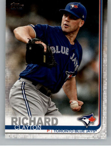 2019 Topps Update #US57 Clayton Richard NM-MT Toronto Blue Jays 