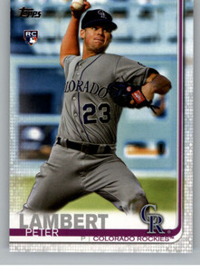 2019 Topps Update #US73 Peter Lambert NM-MT RC Rookie Colorado Rockies 