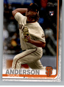 2019 Topps Update #US142 Shaun Anderson NM-MT RC Rookie San Francisco Giants 