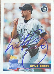 Andy Benes Autographed 1996 Topps #314