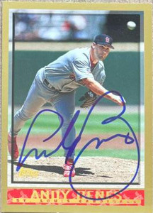 Andy Benes Autographed 1998 Topps #354