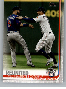 2019 Topps Update #US173 Marwin Gonzalez/George Springer NM-MT 
