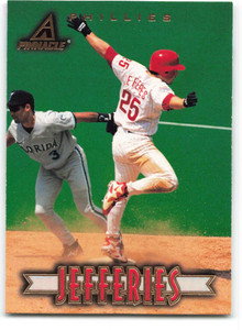 1997 New Pinnacle #6 Gregg Jefferies NM-MT Philadelphia Phillies 