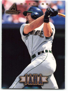 1997 New Pinnacle #23 John Jaha NM-MT Milwaukee Brewers 