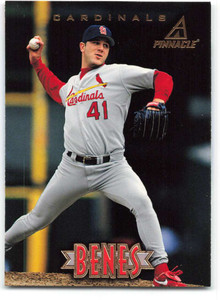 1997 New Pinnacle #88 Alan Benes NM-MT St. Louis Cardinals 