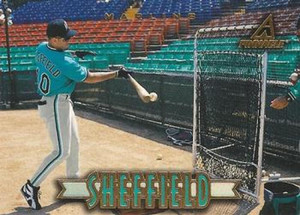 1997 New Pinnacle #94 Gary Sheffield NM-MT Florida Marlins 