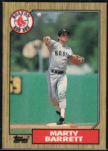 1987 Topps #39 Marty Barrett NM-MT Boston Red Sox 