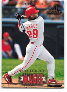 1997 New Pinnacle #163 Wendell Magee NM-MT Philadelphia Phillies 