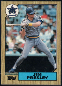1987 Topps #45 Jim Presley NM-MT Seattle Mariners 