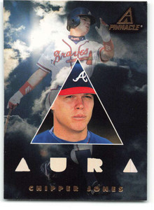 1997 New Pinnacle #194 Chipper Jones AURA NM-MT Atlanta Braves 