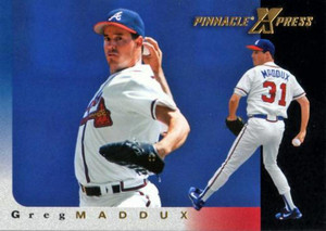 1997 Pinnacle XPress #9 Greg Maddux NM-MT Atlanta Braves 