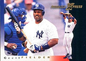 1997 Pinnacle XPress #11 Cecil Fielder NM-MT New York Yankees 